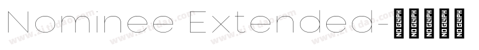 Nominee Extended字体转换